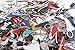 TSKeys Mini Silicone Sneaker Keychain Charm Surprise Pack, 40 Keychains