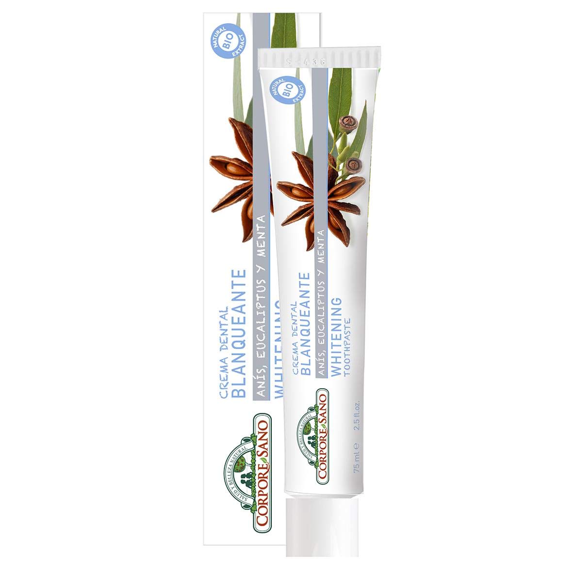 Corpore Sano: Whitening Toothcream with Starry Anise, Eucalyptus and Peppermint 75 ml