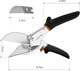 GARTOL Miter Shears Angular Cutting Tool Adjustable 45-135 Degree Moulding Trim view 2