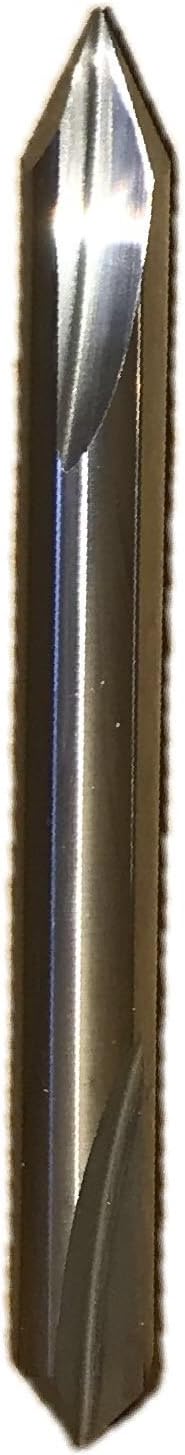 FOOS 2 sides - 90° & 60° Solid carbide router bit 1/4” shank