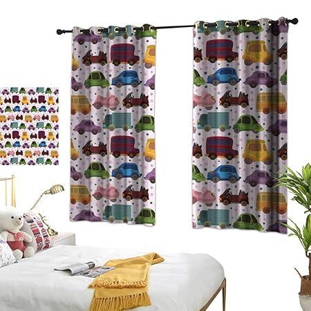 Unpremoon Tende Oscuranti Con Occhielli Motivo A