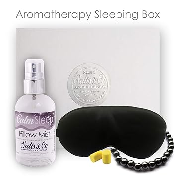 Calm Sleeping Box Set Lavender Chamomile Valerian Pillow