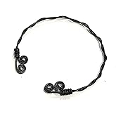 ARTIZANSTORE Medieval Iron Necklace Hand Forged Iron Torc Pagan Fashion Jewelry Jewellery Viking Torc Halloween Costume Party Wear Torc Party Wear Torc Nordic Torc Gift For