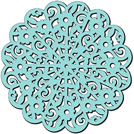 Sweet Dixie Flower Burst Stencil, 6 x 6-Inch,SDST0025