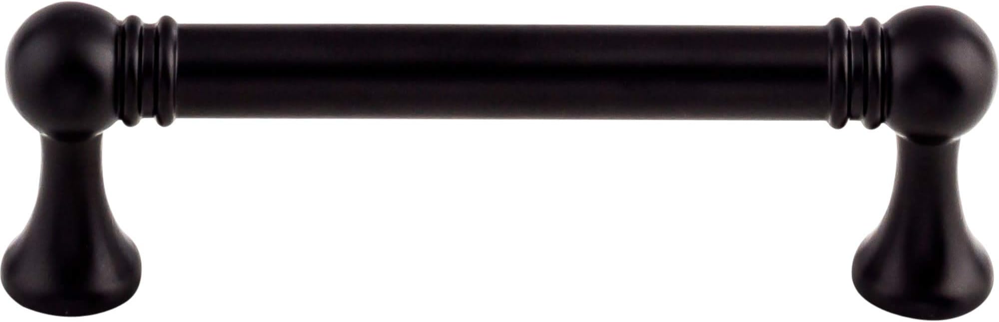 Top Knobs TK802BLK Serene Collection 3-3/4" Kara Pull, Flat Black