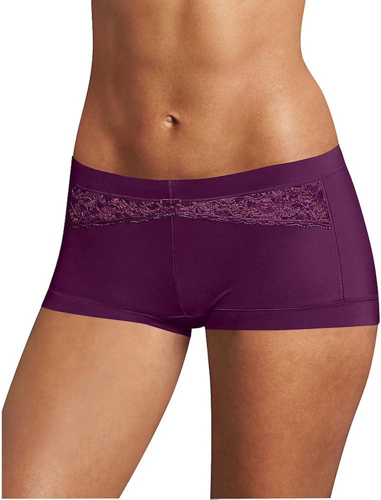 Maidenform Womens Dream Boyshort Panty at  Women’s Clothing store: Boy Shorts Panties