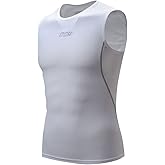 bpbtti Men's High Wicking Sleeveless Base Layer Cycling Running Underwear Quick Dry Vests Lightweight Sports Tank Tops