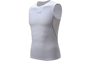 bpbtti Men's High Wicking Sleeveless Base Layer Cycling Running Underwear Quick Dry Vests Lightweight Sports Tank Tops