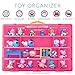 Life Made Better Toy Organizer with Carrying Handle, Fits Up to 40 Figures and Compatible with Peppa Pig Mini Figures, Pink