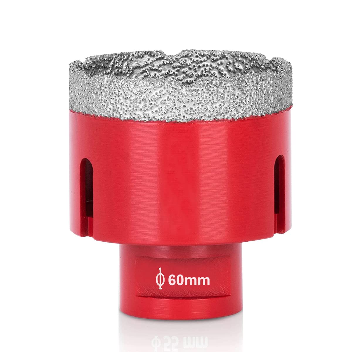 SagaSave 60mm M14 Diamond Coating Drill Bits Hole Saw,Long Life Hole Cutter Opener for Glass Ceramic Tile Marble Ceramics Bottles Etc 1PCS