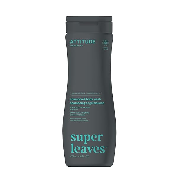 ATTITUDE 2-IN-1 BODY WASH AND HAIR SHAMPOO, EWG...