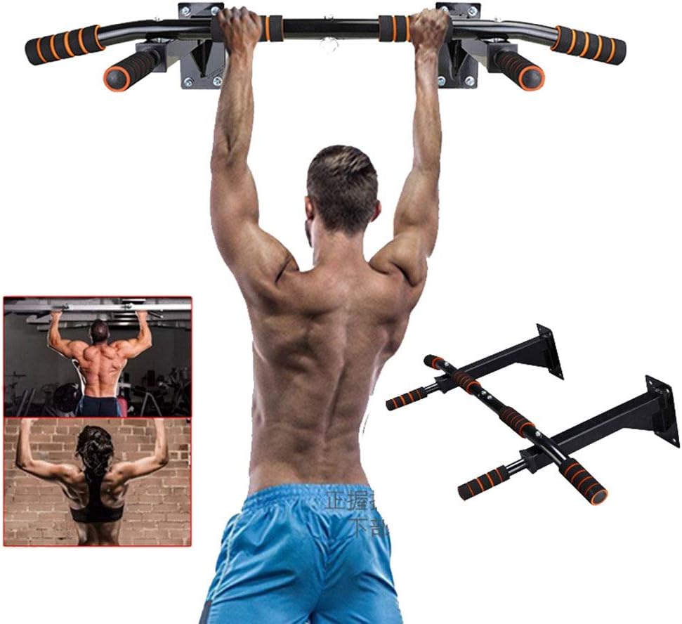 Xhtoe Dip Stands Multifunctional Wall Mounted Pull Up Bar Power Tower Set Chin Up Station Home Gym Workout Strength Training Equipment Fitness Dip Home Gym Fitness Equipment
