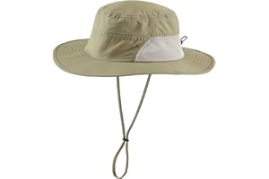 Connectyle Men's UPF 50+ Wide Brim Boonie Hat Breathable Fishing Hiking Sun Hat