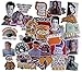 100 pcs Friends tv Show Themed Creative DIY Stickers Funny Decorative Cartoon for Cartoon PC Luggage Computer Notebook Phone Home Wall Garden Window Snowboard