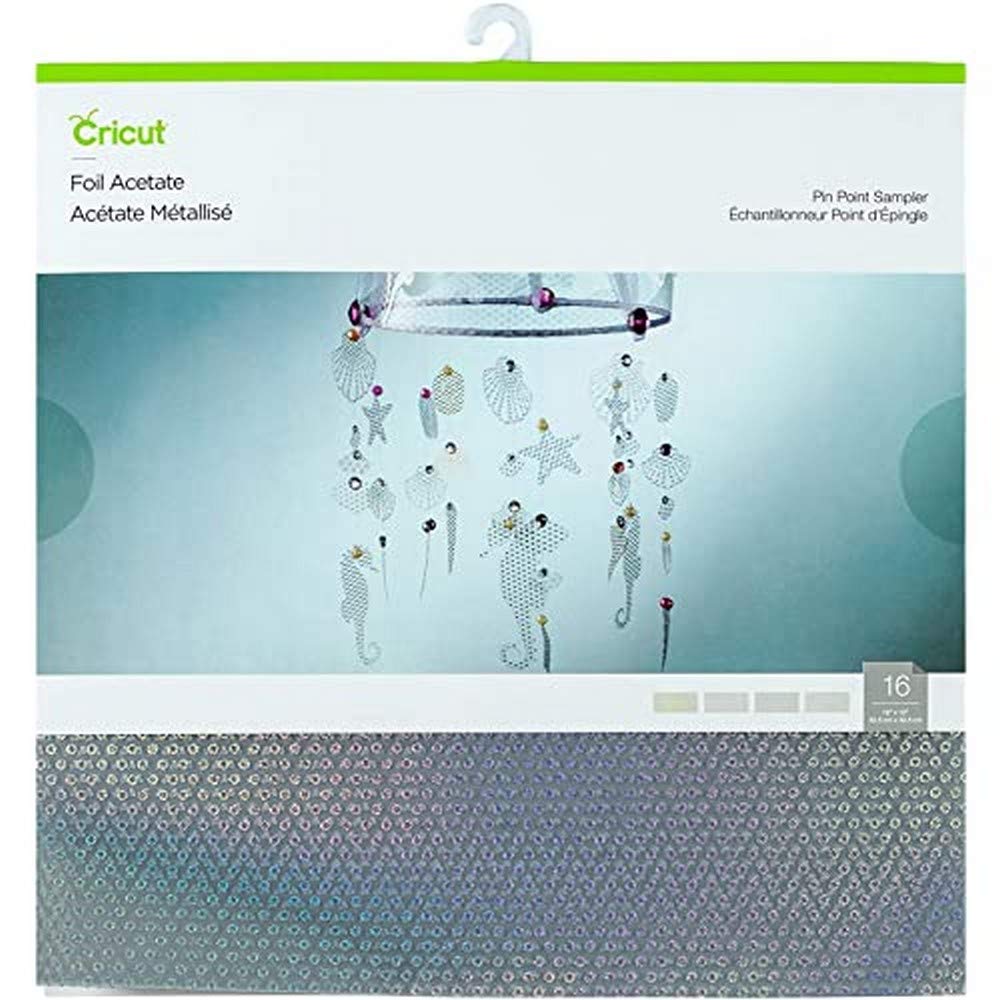 Cricut 2006311 Foil Acetate Sampler, Pinpoint, 12x12