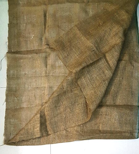 Aayu's Eco-friendly disposable Wire basket burlap Planter liners | hanging Planter jute liners | Double layer | Food Grade Burlap | 40 x 40 Inch | root ball burlapping