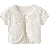 CHENXIN Girl Shrugs Knit Long/Short Sleeve Lace Bolero Cardigan Shrug