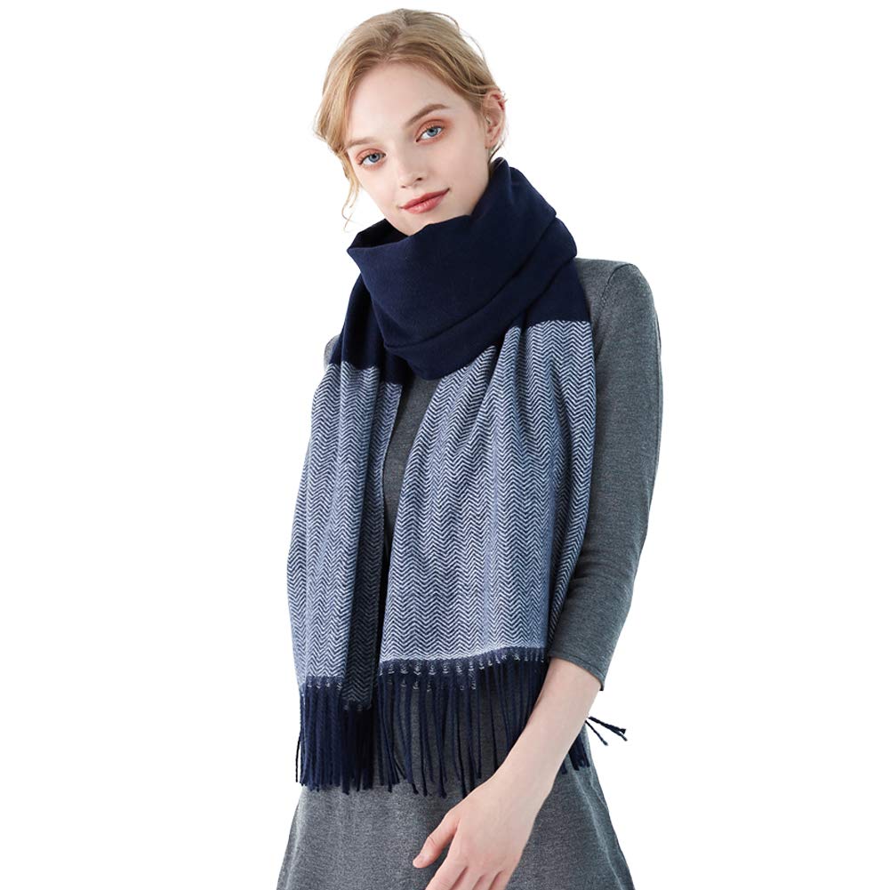 CARESEEN Women's Fashion Scarf Cashmere Feel Pashmina Shawl Wrap Warm Soft Winter Scarves for Women CARESEEN Women's Fashion Scarf Cashmere Feel Pashmina Shawl Wrap Warm Soft Winter Scarves for Women