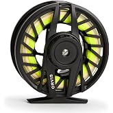 Orvis Clearwater CAST Reel II: Fishing Reels, Large-Arbor Die-Cast Design, Rugged Finish, Sealed Drag System, Enhanced Fit, Black - 3-5wt