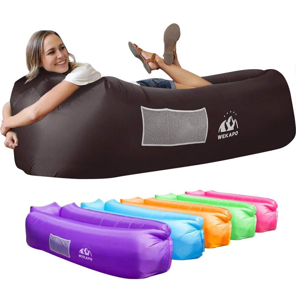 Photo 1 of WEKAPO Inflatable Couch Air Lounger Chair - Camping & Beach Accessories, Portable Blow up Sofa for Hiking, Lawn, Indoor/Outdoor Movies & Music Festivals. Lightweight and Easy to Set Up Air Hammocklpnpmek0643885
