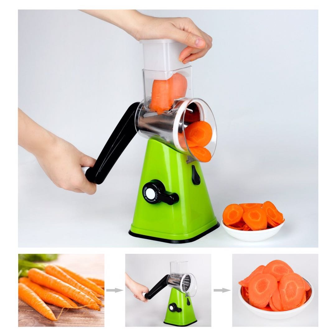 Mandoline Slicer Vegetable Slicer Cutter 3-Blades Spiral Slicer,Efficient and Fast Vegetable Fruit Cutter Cheese Shredder Kitchen Gadgets