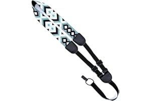 S&loyoe No-Drill Clip-On Ukulele Strap Button-Free Neck Sling Strap for Ukulele