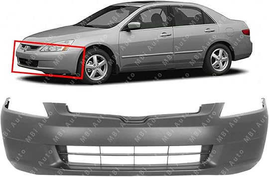 Amazon Com Mbi Auto Primered Front Bumper Cover Fascia For 2003 2004 2005 Honda Accord Sedan 03 04 05 Ho1000210 Automotive