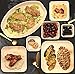 brheez Palm Leaf Plates 25 Pack 8 Inch Bamboo Look Disposable Sturdy and Perfect for Parties and Weddings More Heavy Duty Than Paper and Plastic