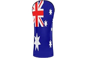 Golf Club Head Covers Pu Leather with Number Tags for Fairway Wood Hybrid