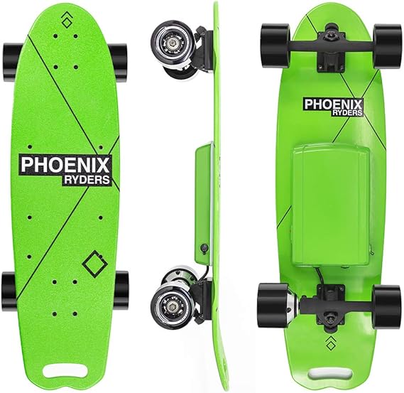 Alouette Electric Skateboard for Adult 16 MPH Top Speed 12.4 Miles Range, 5000 mAh Lithium Battery Stylish Colorful Electric Longboard with LCD Screen Remote