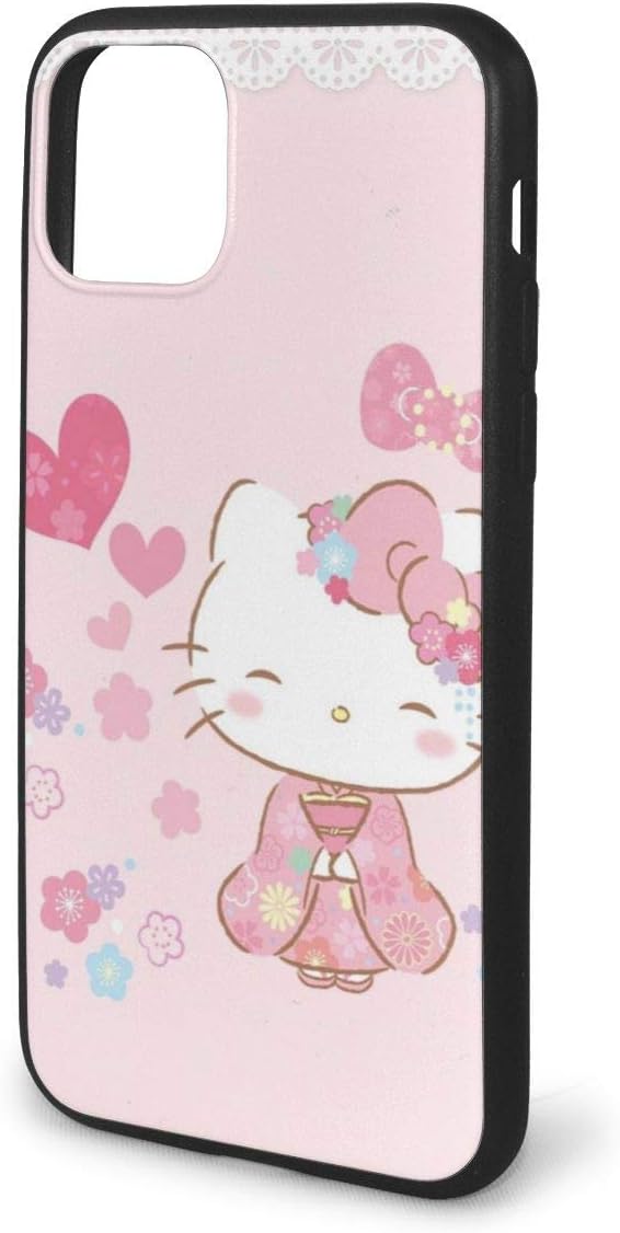 Ultra-Thin Hello Kitty Phone 11 Cases Silicone TPU Soft Shell Fun to Protect The Screen and Camera for iPhone 11 Pro