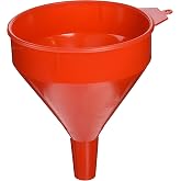 LubriMatic 75-070 Polyethylene Plastic Funnel w/ Screen - 2 Quart | Durable Shop Funnel for Any Automotive &amp; Maintenance Use