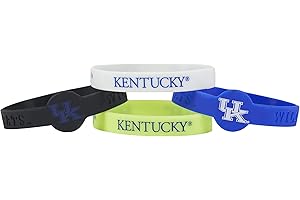 aminco NCAA Unisex Adult Silicone Bracelet (4-Pack)