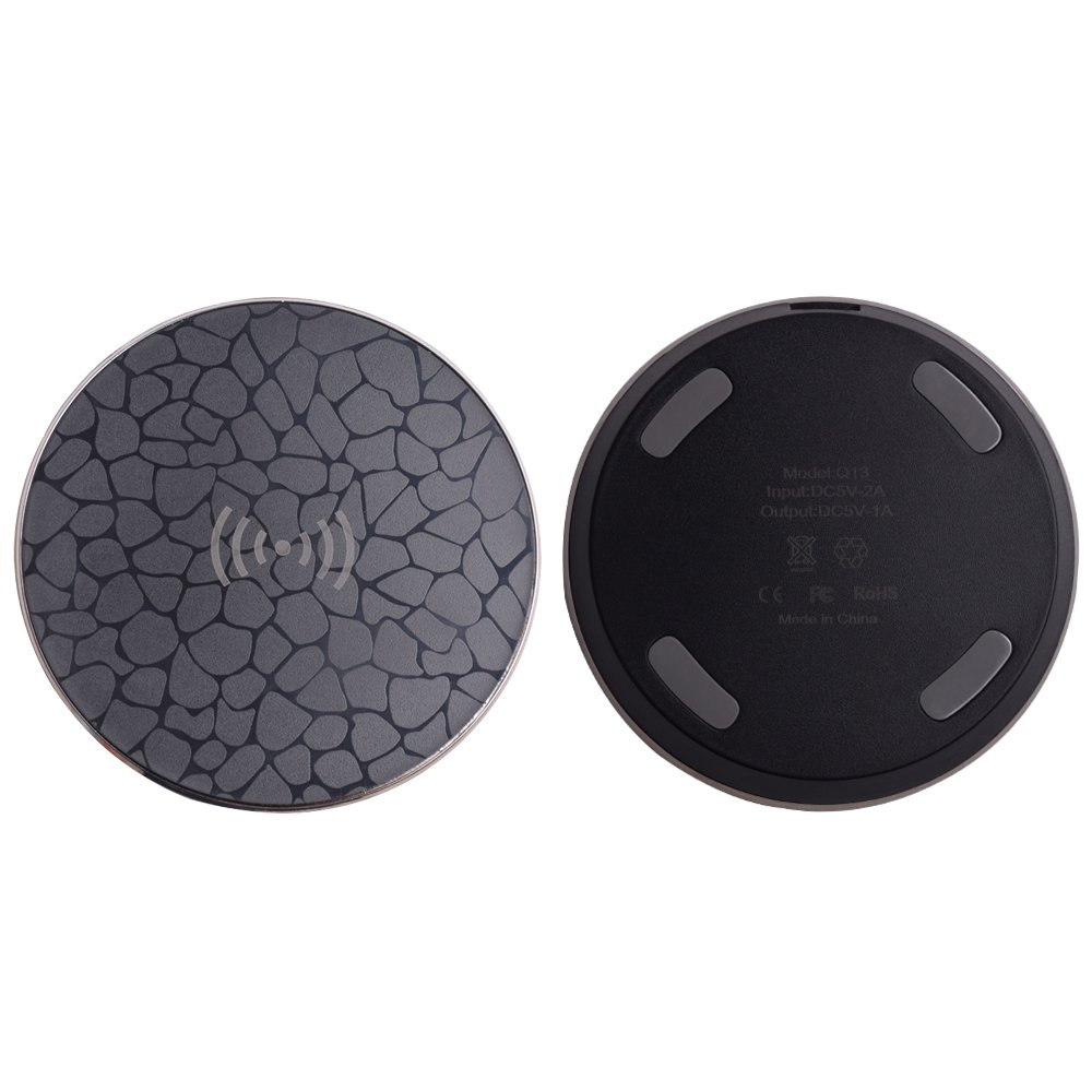 Fast Wireless Charger,Y Chen QI Wireless Charging Pad Stand for iPhone 8/8plus iPhone X Nokia,for Samsung Galaxy Note 8 S8, S8 Plus, S7, S7 Edge, S6 Edge Plus, Black