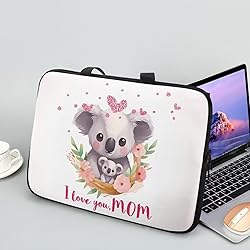 Uasibuni Cute Koala Print Laptop Cases 15Inc for