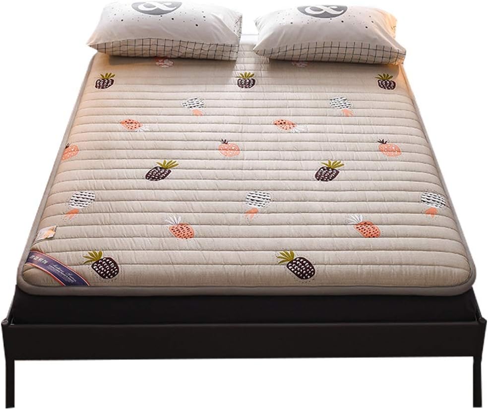 5cm Thick Futon Mattresses, Japanese Traditional Shiki Futon Tatami Floor Mat For Mom Dad Husband Wife (Color : C, Size : 120X200cm)