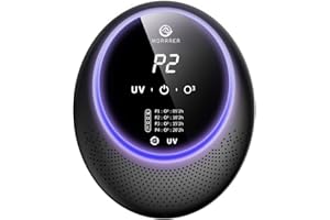 Morrrer Ozone Machine Odor Removal for Home & Pets, Portable Ozone Generator with 10,000mAh Battery, 99% Odor Eliminator for Home, Smoke, Room Deodorizer for Pets, Closet, Toilet