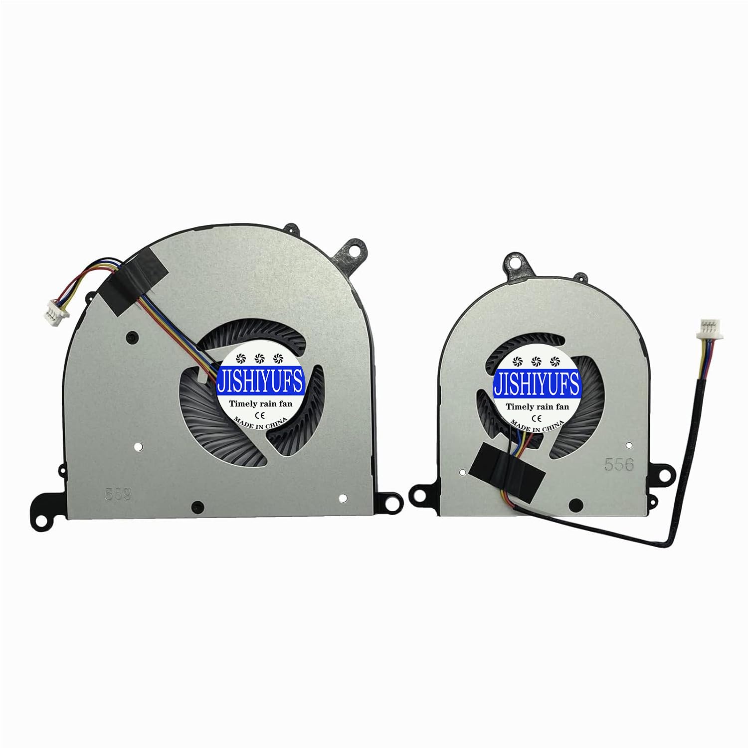 JISHIYUFS New CPU+GPU Cooling Fan for MSI Modern PS63 8RC PS63 8M MS-16S1 MS-16S2 Series BS5005HS-U3J 16S1-CPU BS5005HS-U3I 16S1-GPU DC5V 0.50A