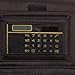 Mundi Womens My Big Fat Safe Keeper RFID Clutch Wallet w/Calculator (Black w/Gold Accents)
