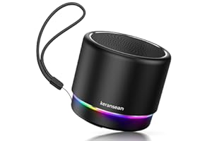 Keransean Mini Bluetooth Speaker 5.4, 12H Battery Life & Noise Reduction Mic, TWS Pairing, Portable Wireless Speaker for Home