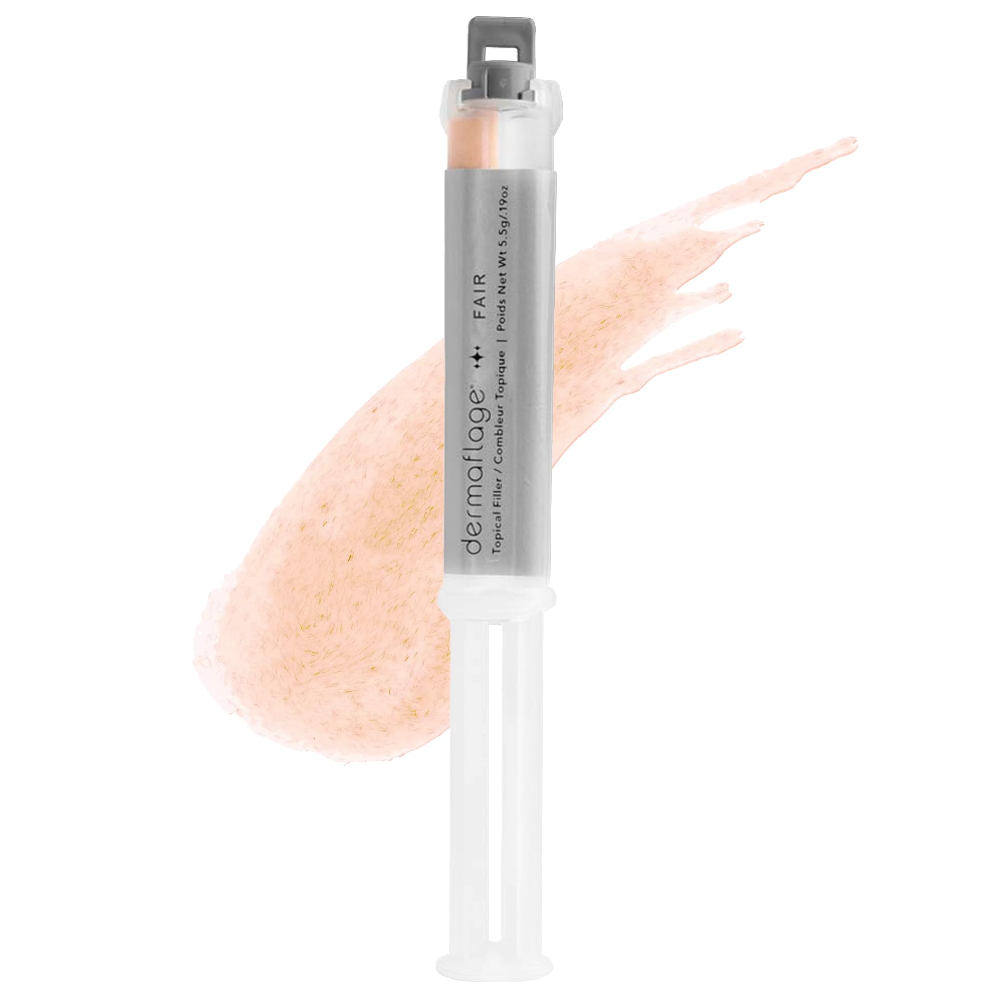 Dermaflage Topical Scar Filler Single Refill Applicator (Fair) - Hollywood Silicone Scar Gel for Recessed Acne Scars, Wrinkles, Discoloration & Deep Pockmarks (30 Applications) — image 1