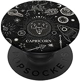 Galaxy Zodiac Sign Astrology Celestial Aesthetic Capricorn PopSockets Adhesive PopGrip