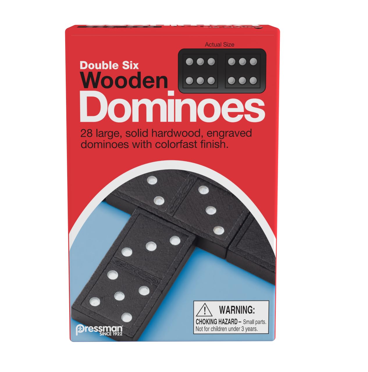 Goliath Games Double 6 Wooden Dominoes