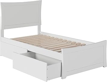 Amazon Com Atlantic Furniture Ar9016112 Metro Platform Bed With 2