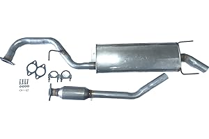 Superior Exhaust Direct-Fit Catalytic Converter and Muffler Assembly for Hyundai Santa Fe Sport 2013-2018, 2.4L, with Mountin