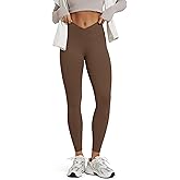 ODODOS Women's Buttery Soft Cross Waist Leggings, 25" / 28" Crossover High Rise Lounge Yoga Pants