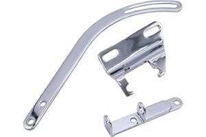 GSKMOTOR Universal Short Water Pump alternator Bracket Repair kit for SBC Small Block Chevy Alternator Bracket Drivers Side Chrome