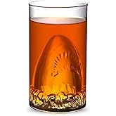 uessegs 1300ML New Sharks Cup Handmade Glass Beer Mug Glassware (White)