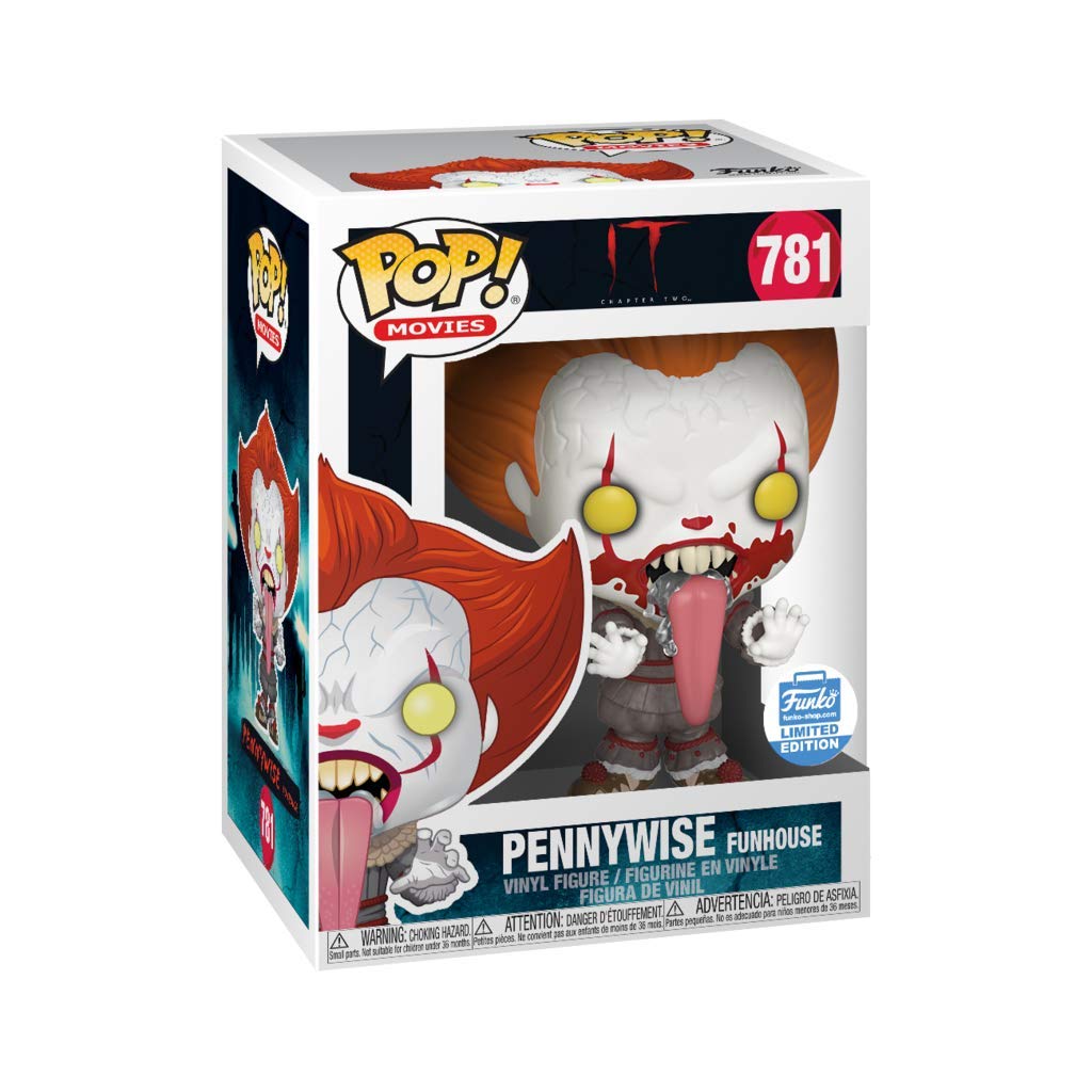 Funko Pop! Movies: IT Chapter 2 - Pennywise in Funhouse (Bloody Exclusive) #781