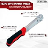 Barbarossa Heavy Duty Hammer Tacker Stapler 6-10mm Roofing Flooring Insulation view 2